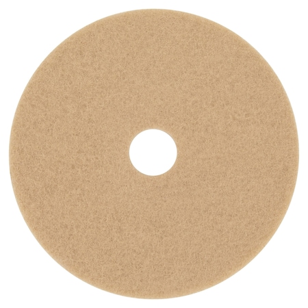 3M Ultra High-Speed Floor Burnishing Pads 3400, 20 Diameter, Tan, PK5 3400